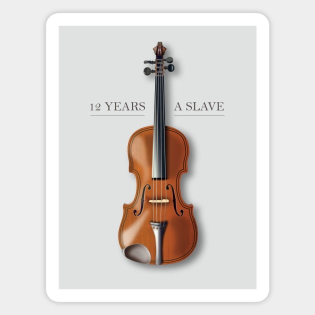 12 Years A Slave - Alternative Movie Poster Magnet by MoviePosterBoy